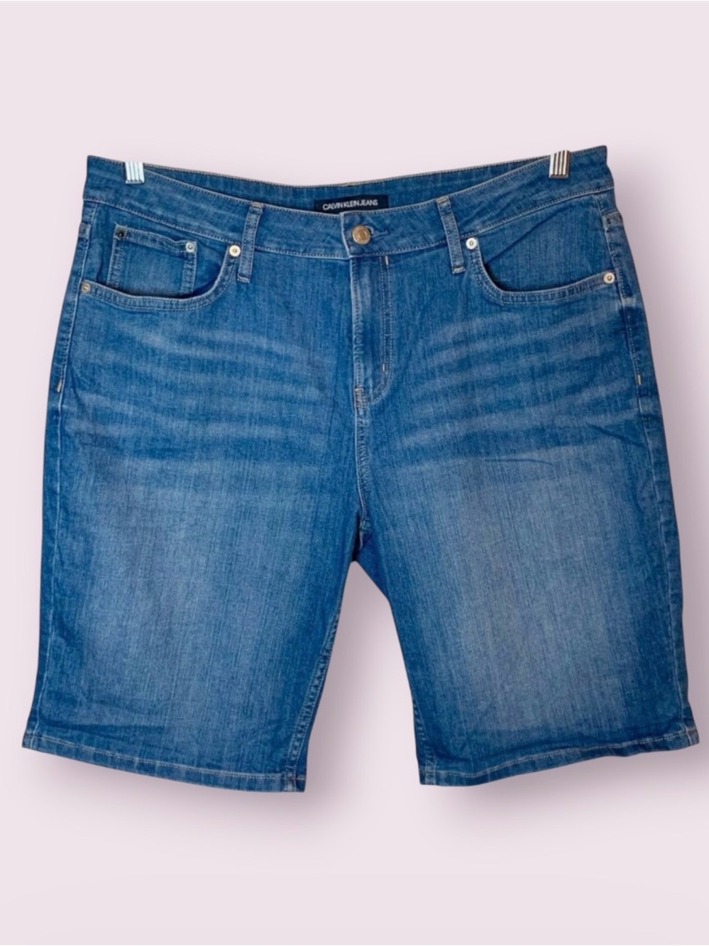 Calvin Klein Jeans Denim Shorts Medium Wash Blue Size 16